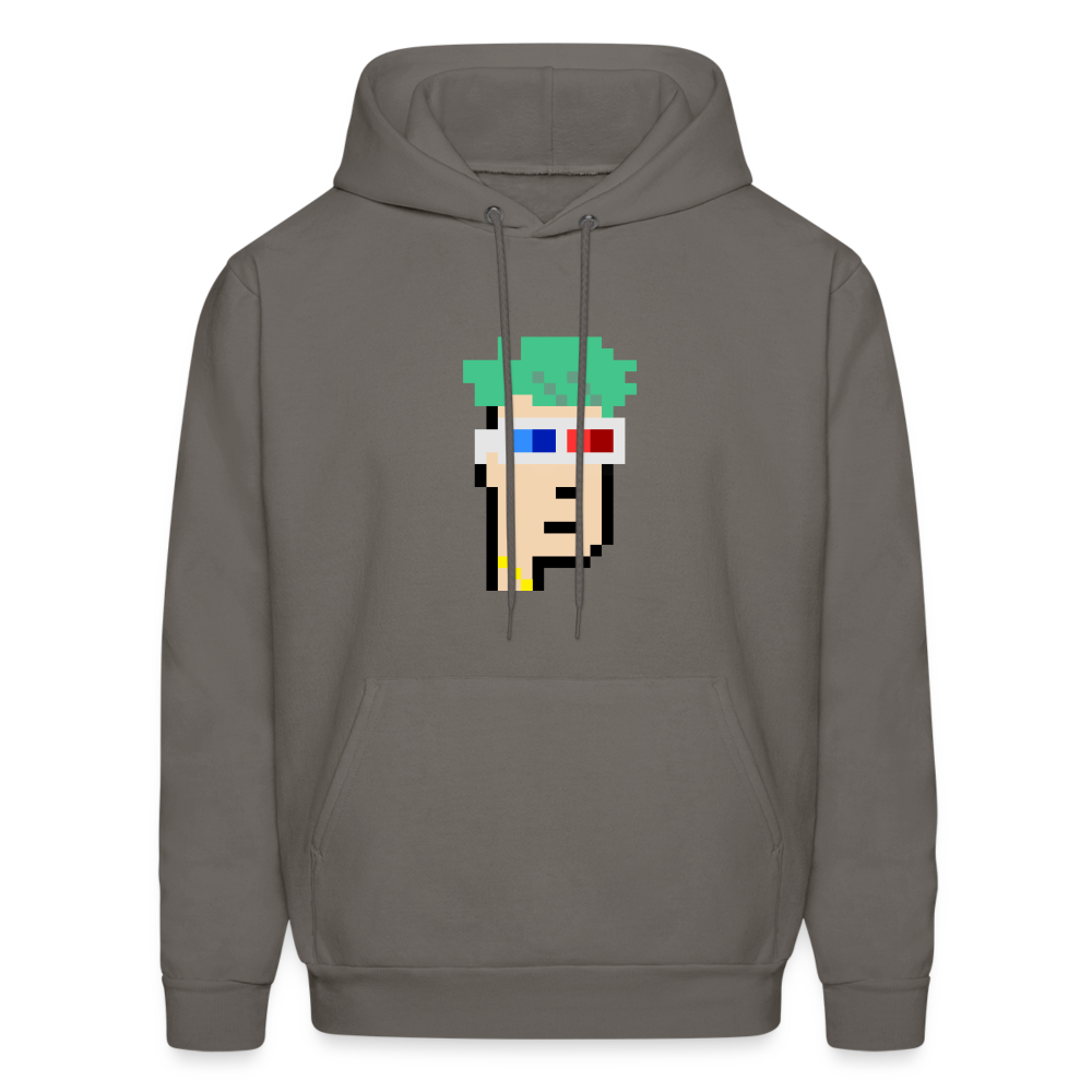 Noun Punk Men's Hoodie - asphalt gray