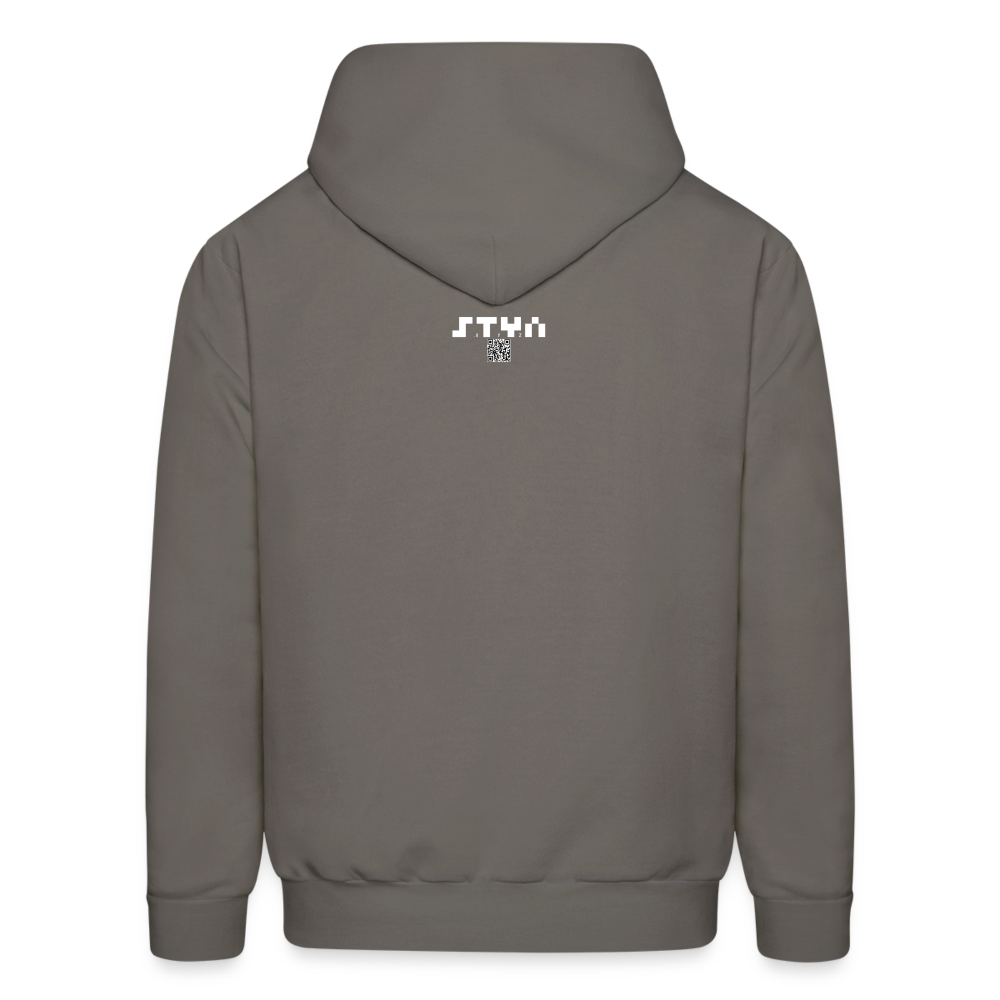 Noun Punk Men's Hoodie - asphalt gray