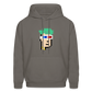 Noun Punk Men's Hoodie - asphalt gray